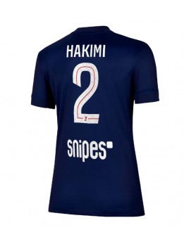 Billige Paris Saint-Germain Achraf Hakimi #2 Hjemmedrakt Dame 2025-26 Kortermet